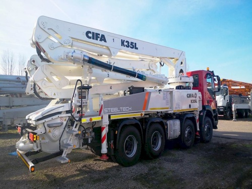Аренда автобетононасоса CIFA K35L XZ